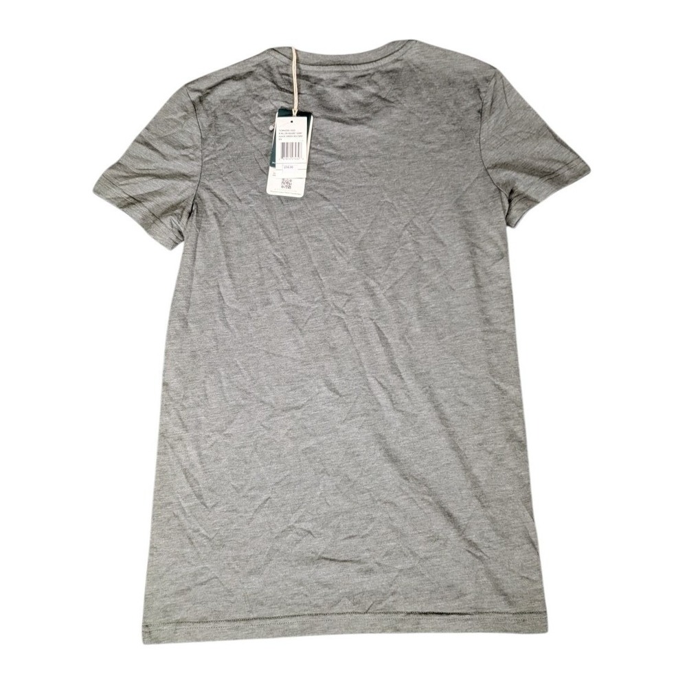 tentree Women XS Willow Square T-Shirt Agave Green Heather Nature Graphic NWT - Picture 2 of 8